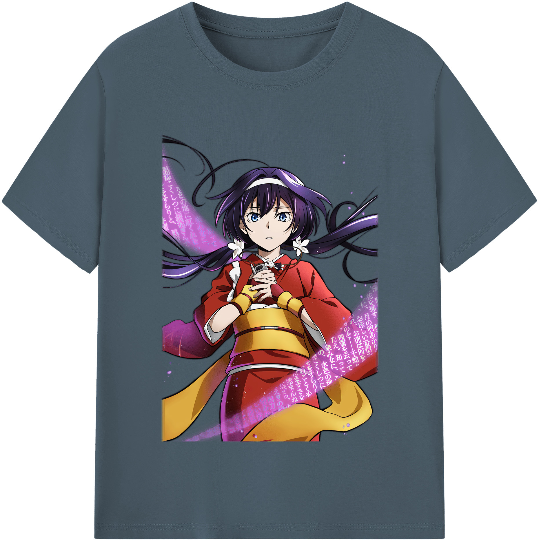 （画像用） 文豪ストレイドッグス Bungo Stray Dogs 綿100％半袖Tシャツ（フロントプリント）